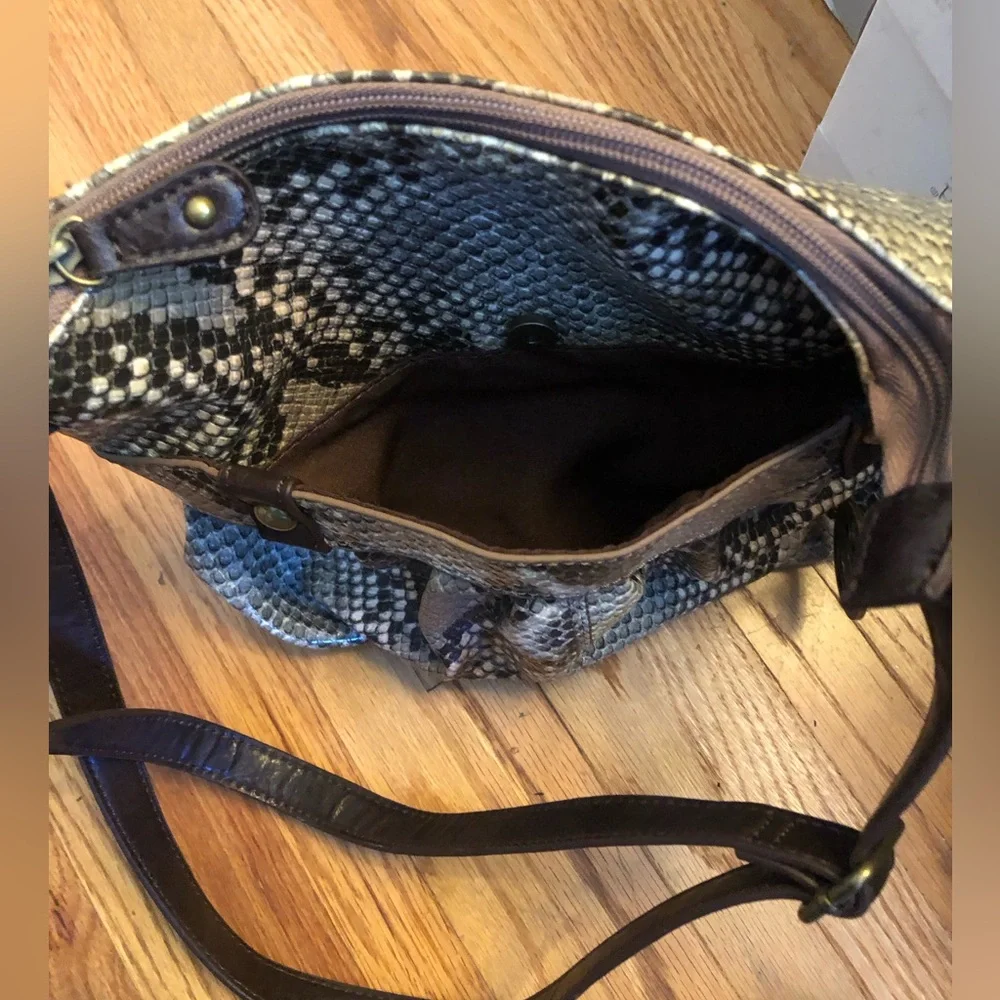Style&Co. Snakeskin Pattern Shoulder Bag - Picture 3 of 10
